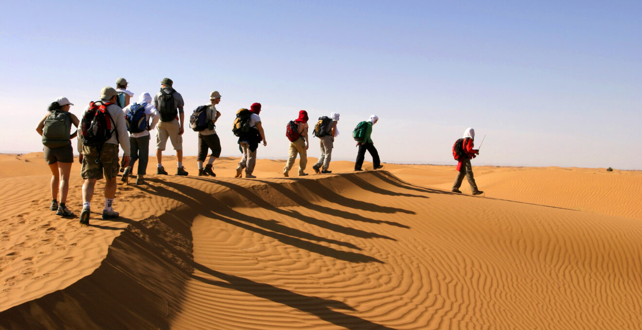 Trek dans le Sahara
